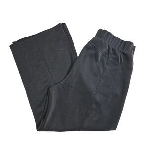 Ododos Modal Thick Wide Leg Black Soft Pants XL